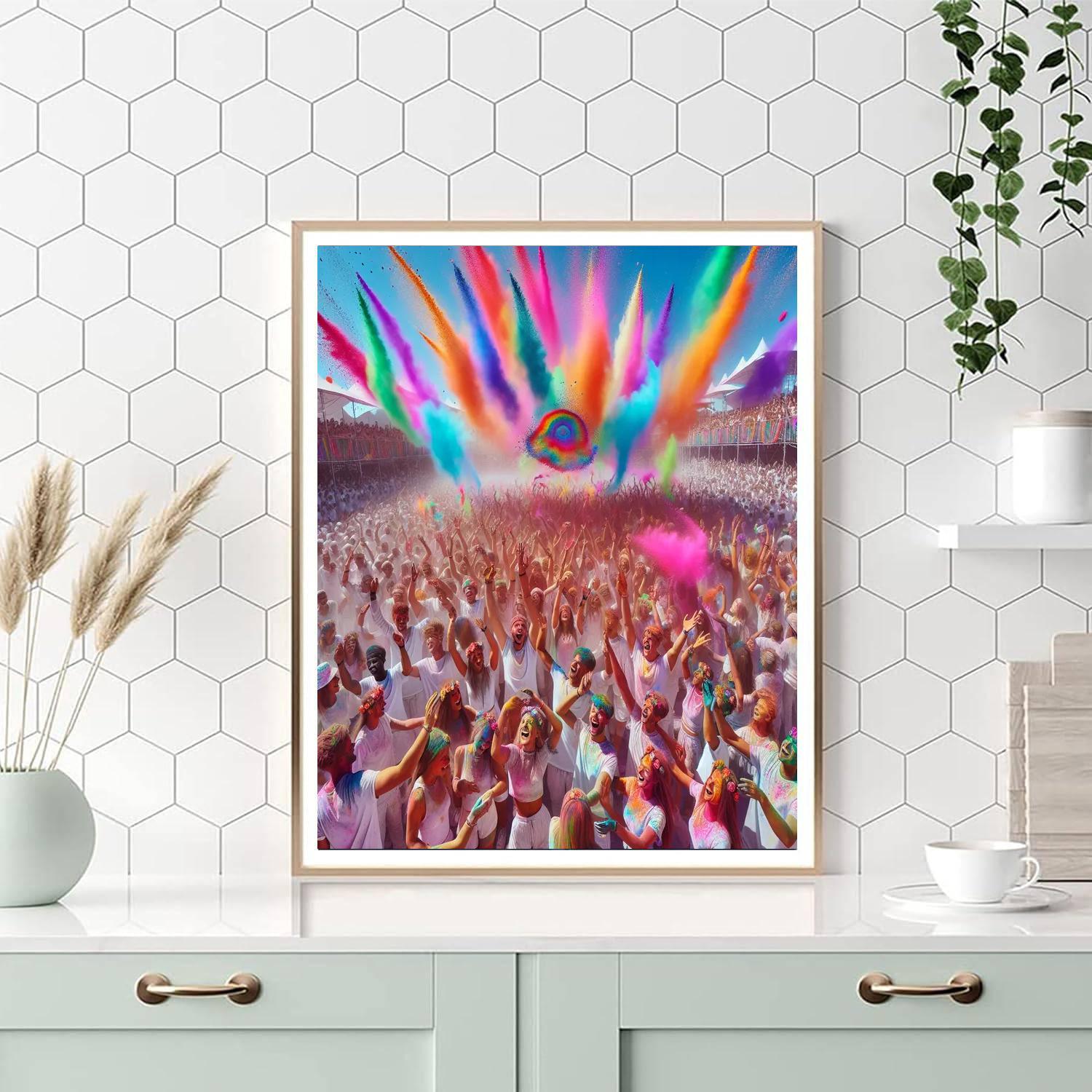 Color Festival Paint By Numbers Art