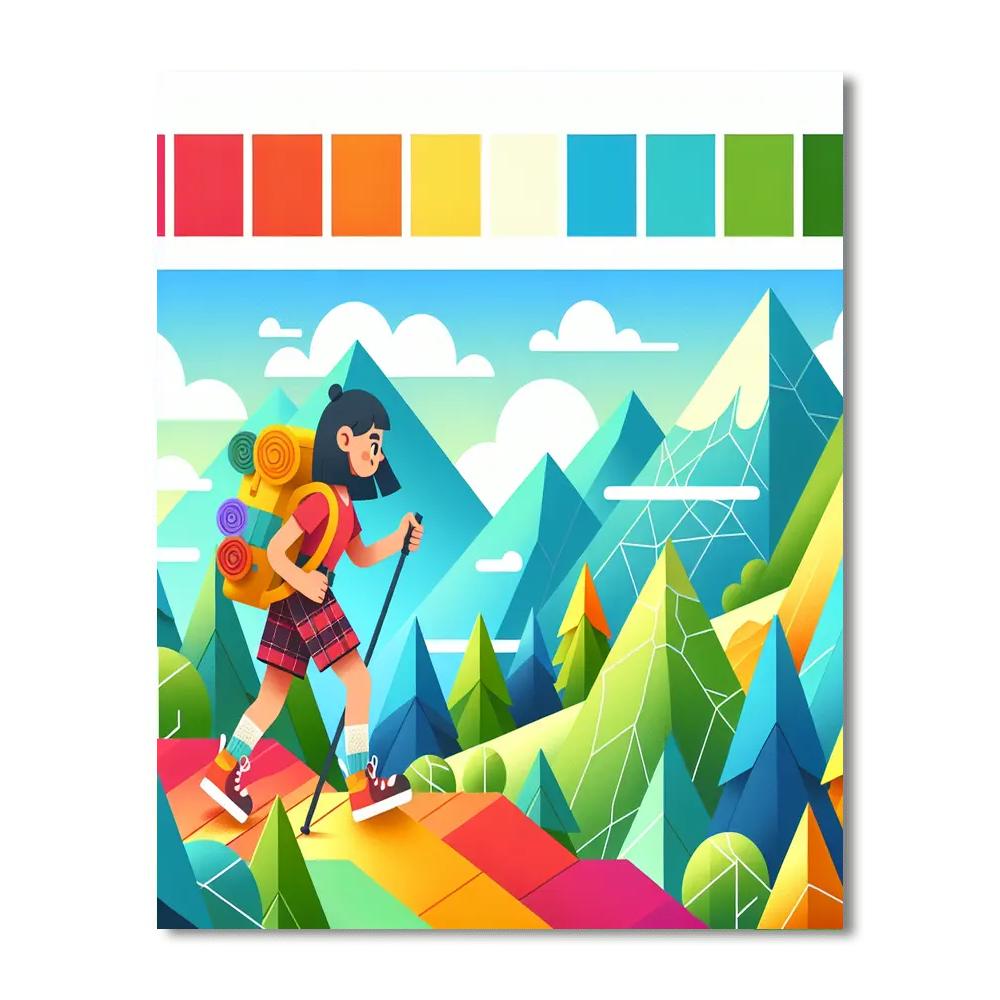 Mystical Mountain Trek Paint By Numbers Kits