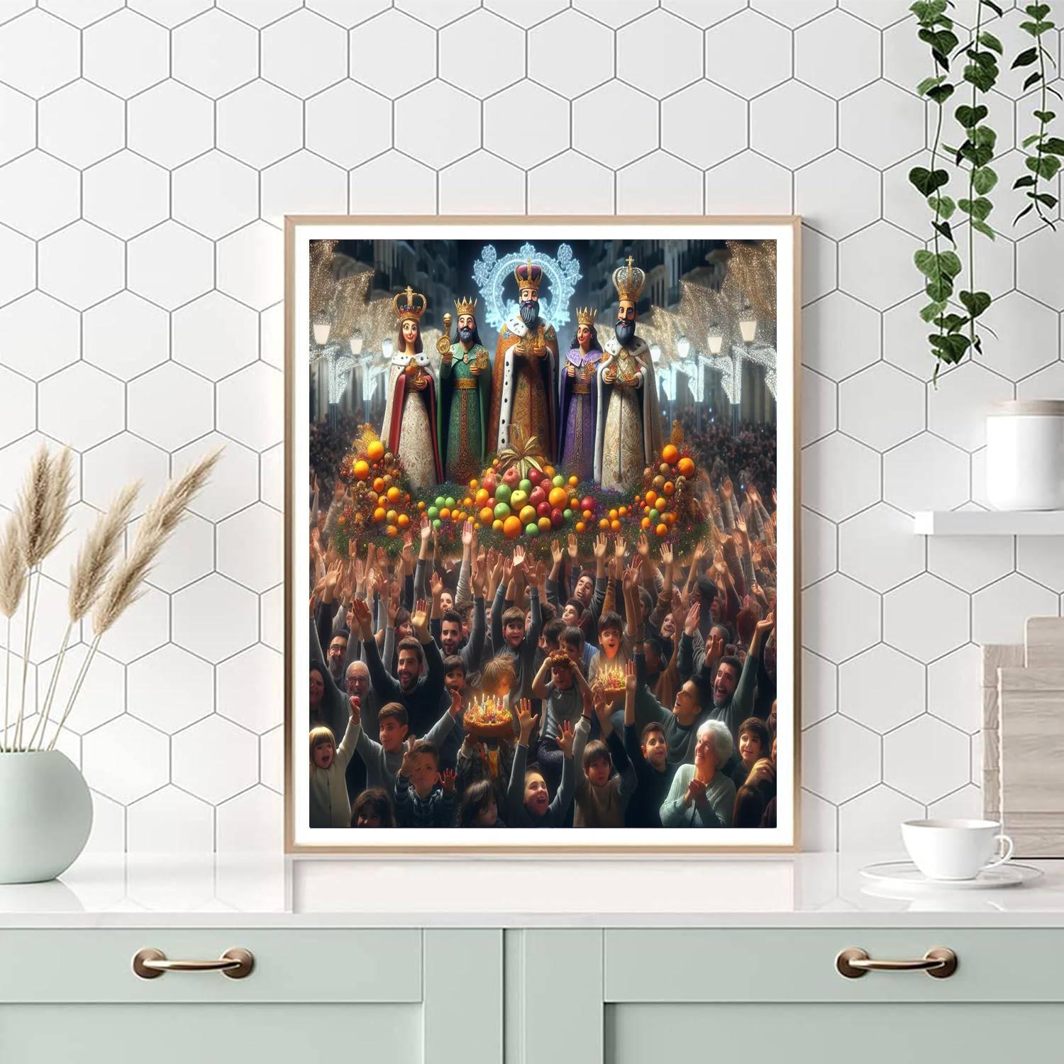 Día De Reyes Number Painting