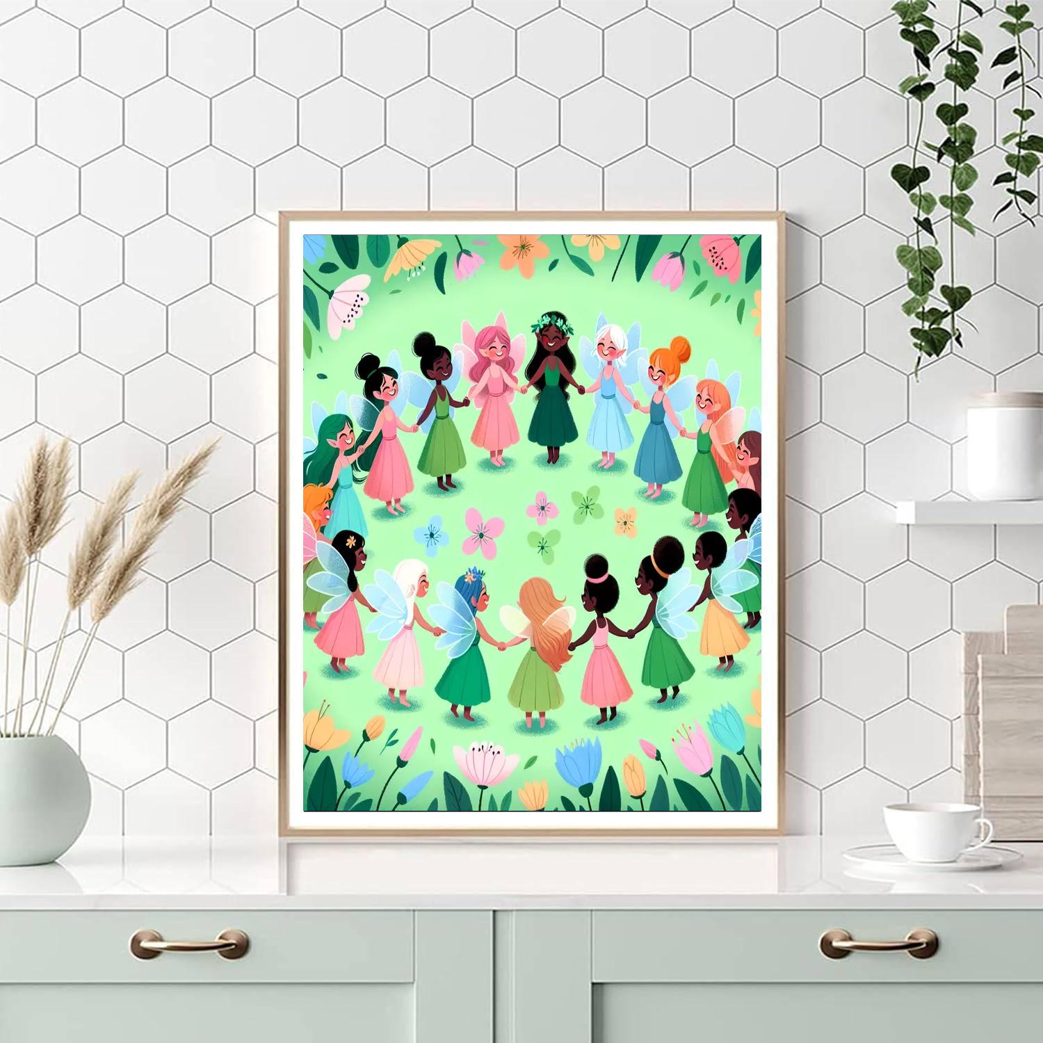 Enchanted Fairy Ring Painting By Numbers Kit
