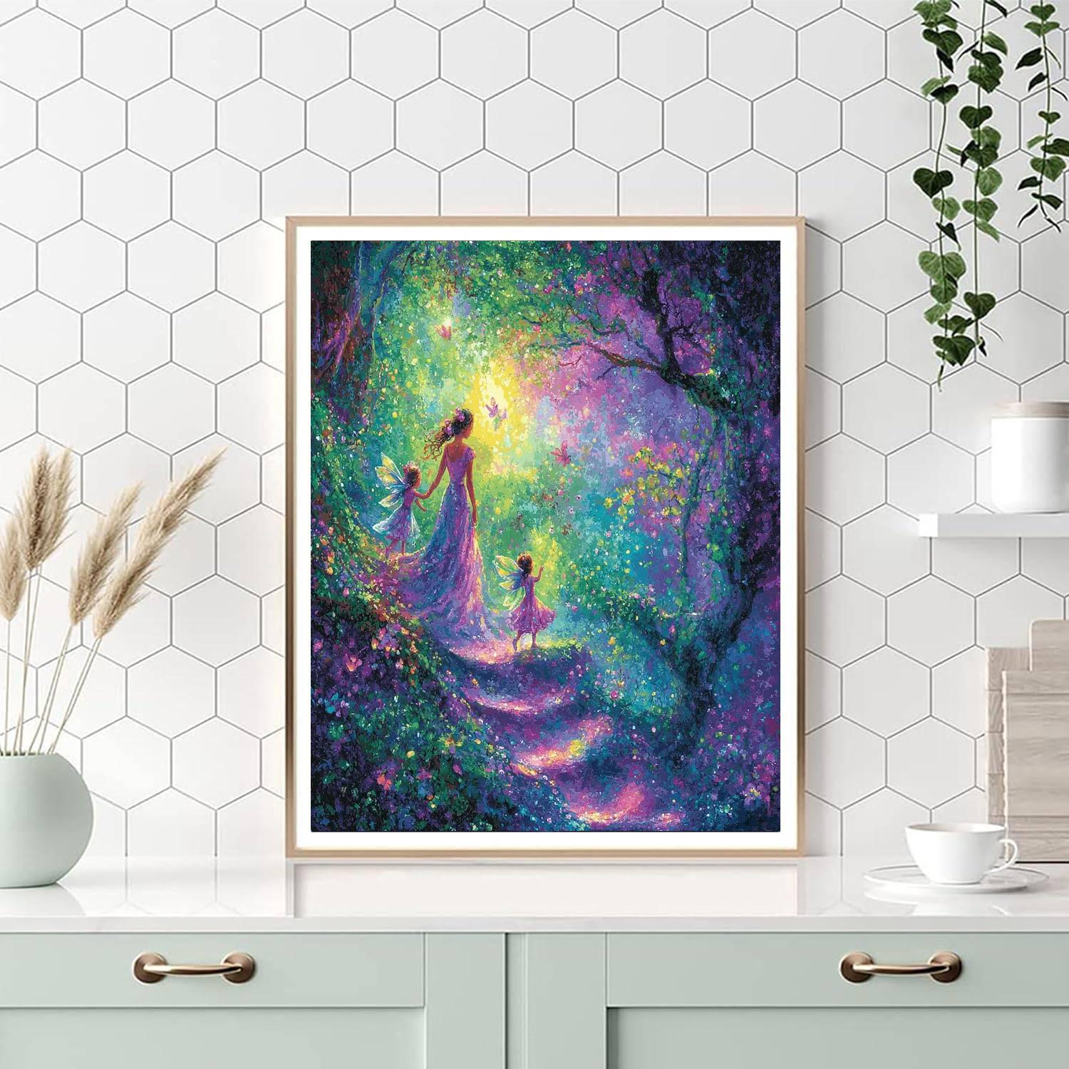 Mothers Are Magical Painting Number Kit