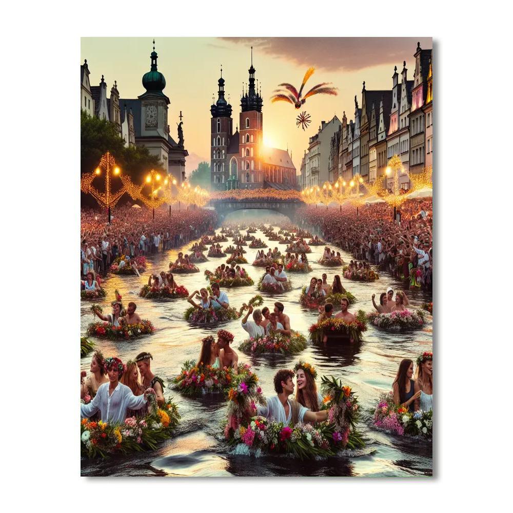 Kraków's Wianki Festival DIY Paint By Numbers