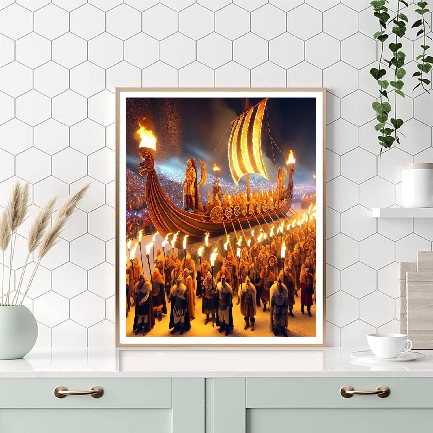 Up Helly Aa - Lerwick, Shetland Islands, Scotland Paint By Numbers