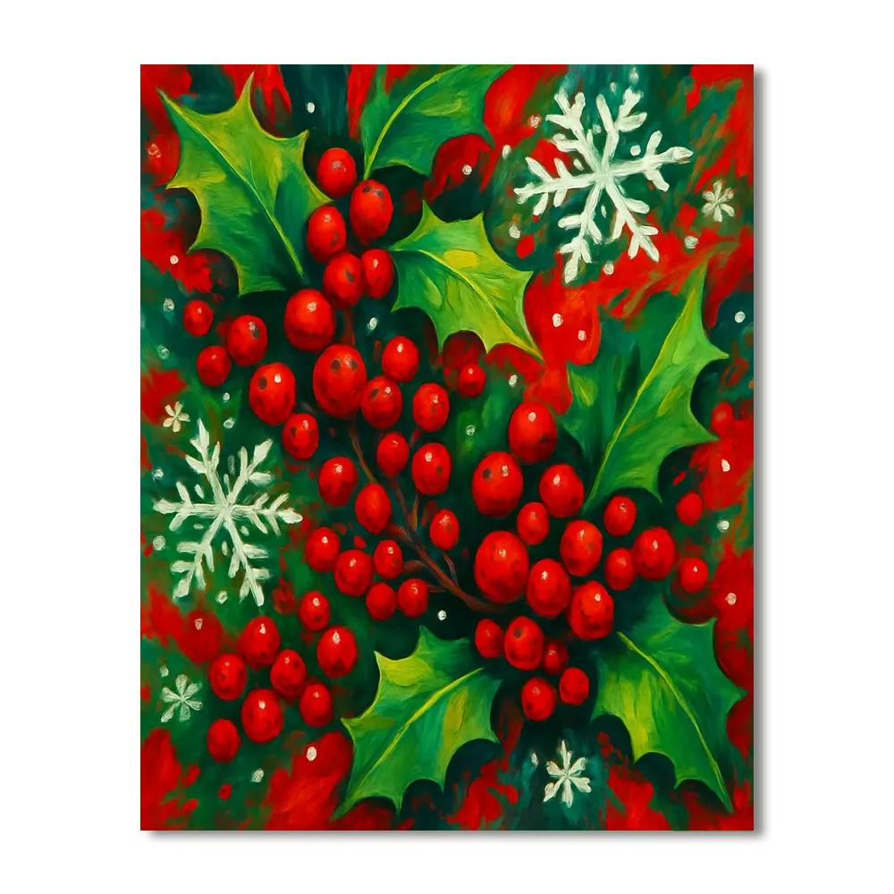 Yuletide Joy Paint By Numbers Art
