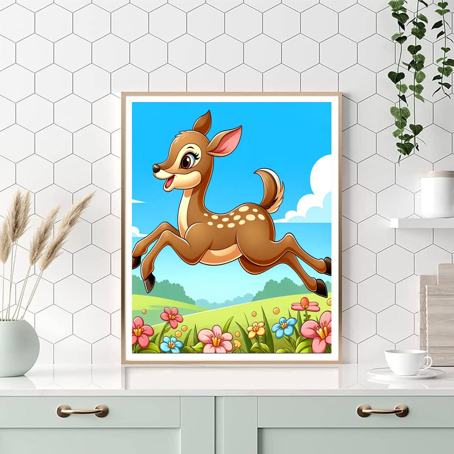 Dancing Antelope Paint By Number