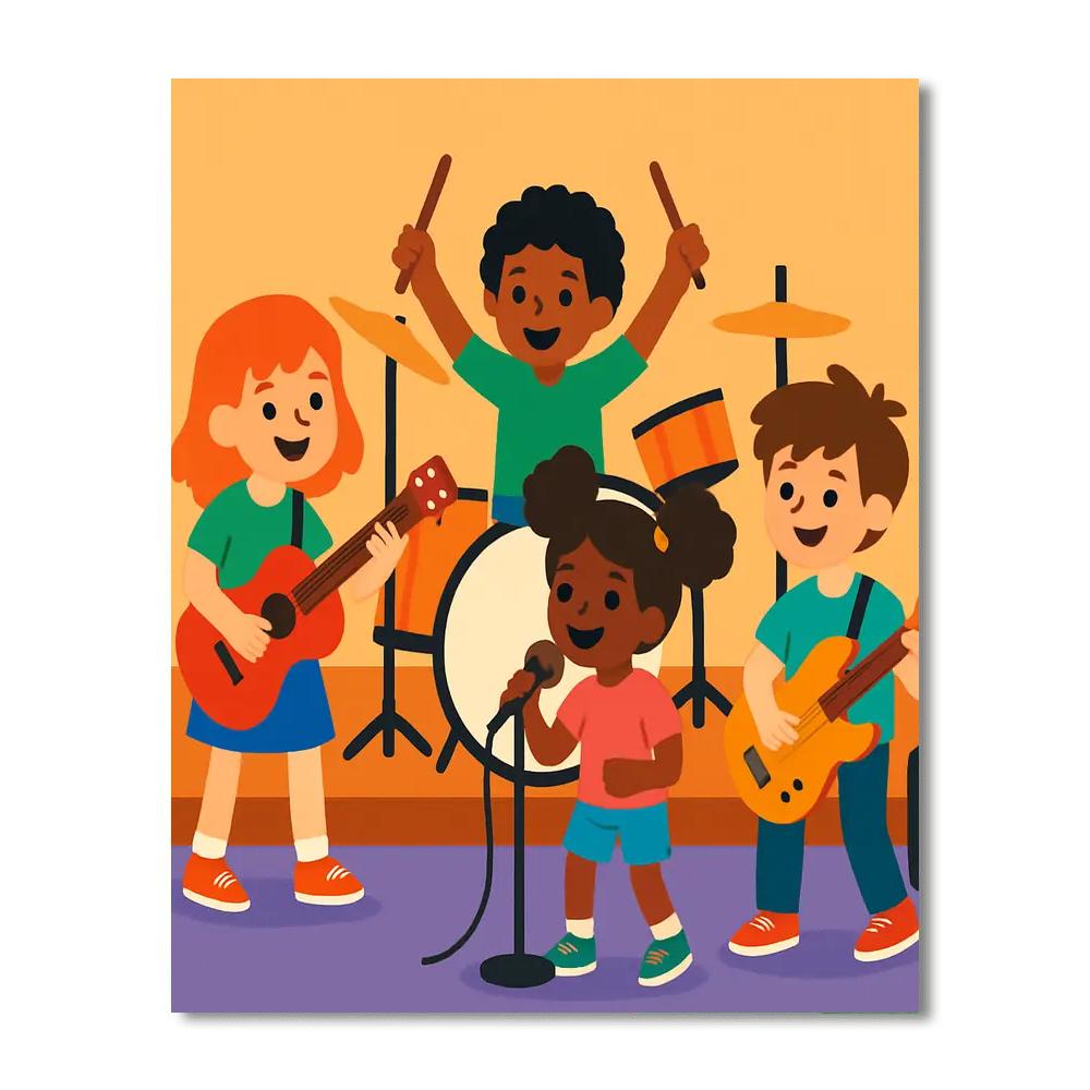 Rockstar Dream DIY Paint By Numbers