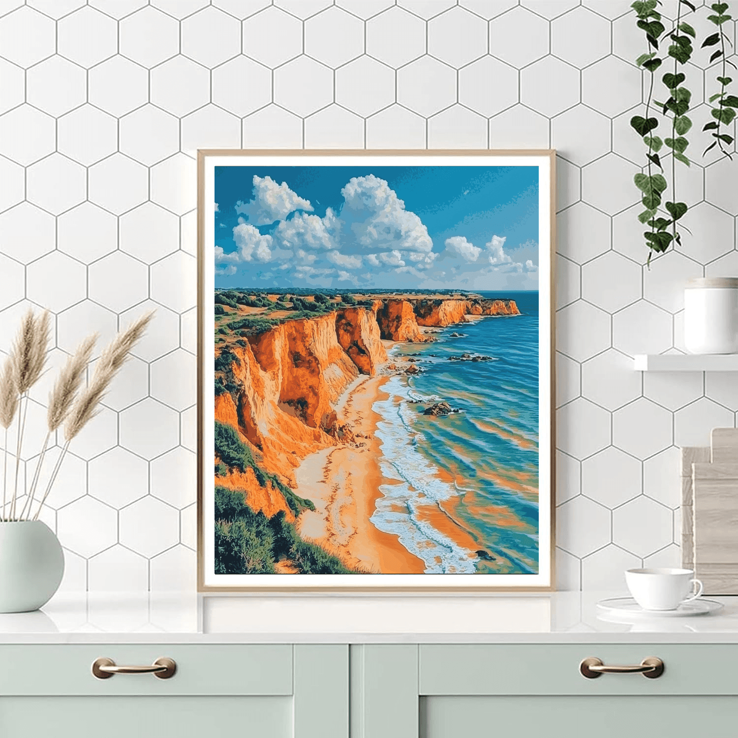 Algarve Coast - Portugal DIY Paint By Numbers