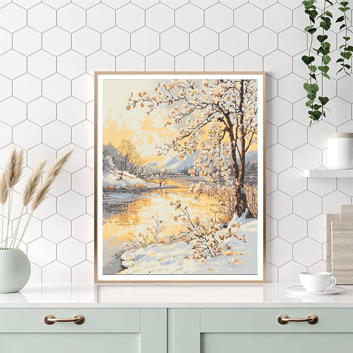 Utagawa Hiroshige Inspired The Harmony Of Seasons  Number Painting