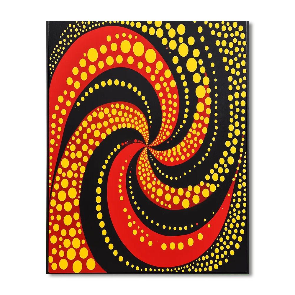 Yayoi Kusama Inspired Polka Dot Universe  Paint By Numbers