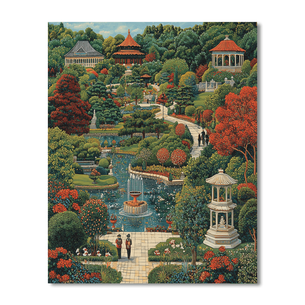 Hamilton Gardens - Hamilton Painting Number Kit