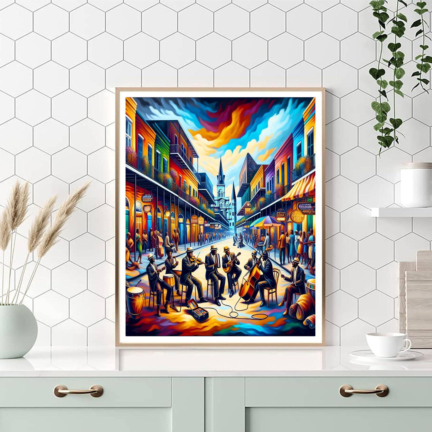 Orleans Jazz Serenade DIY Paint By Numbers