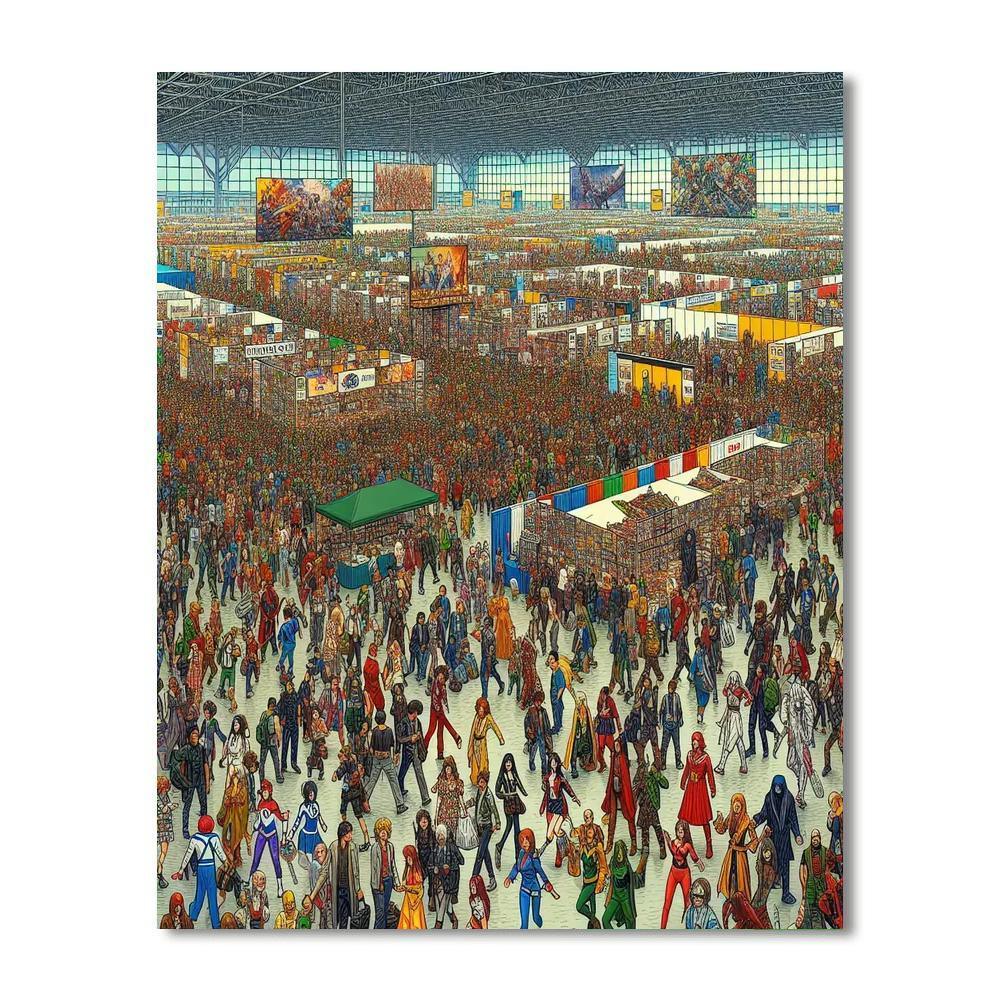 San Diego Comic-con - California Numbered Painting Kits