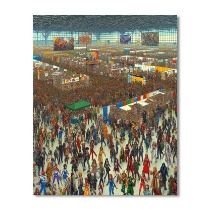 San Diego Comic-con - California Numbered Painting Kits