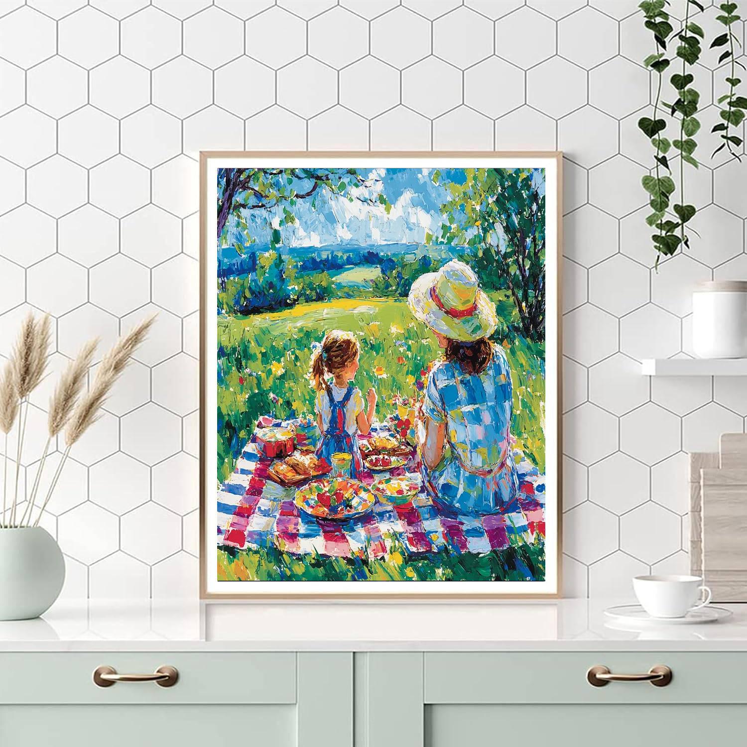 Summer Picnic Joy Paint By Number