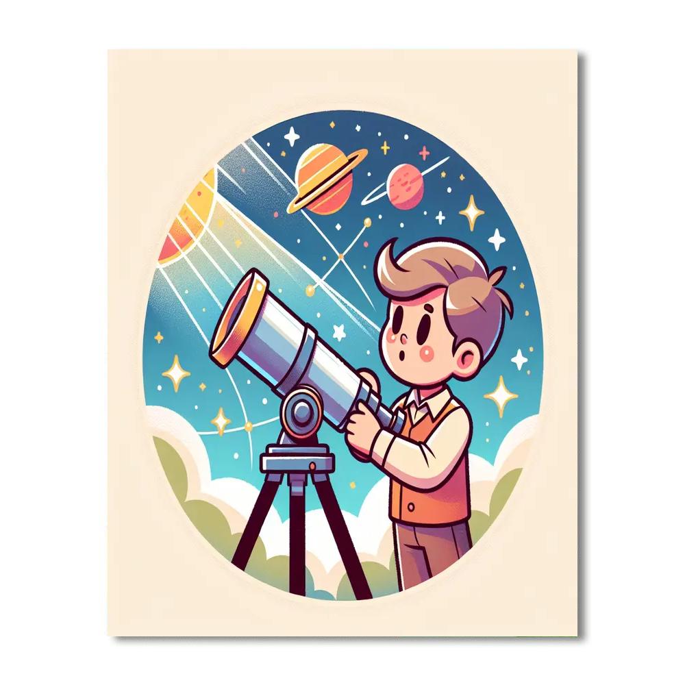 Astronomical Stargazing Adventure Paint By Numbers Kits