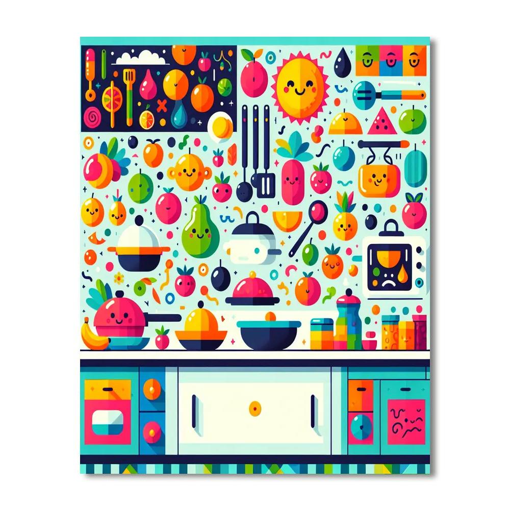 Creative Cooking Adventures Paint By Color