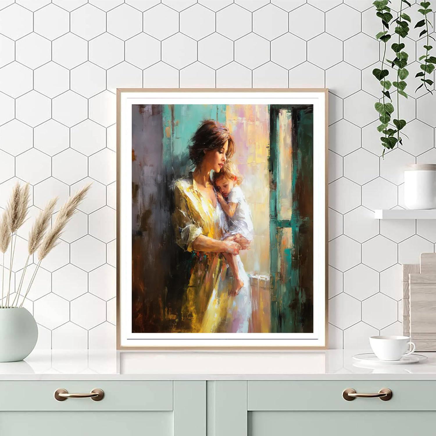 Embrace Of Morning Light Paint By Color