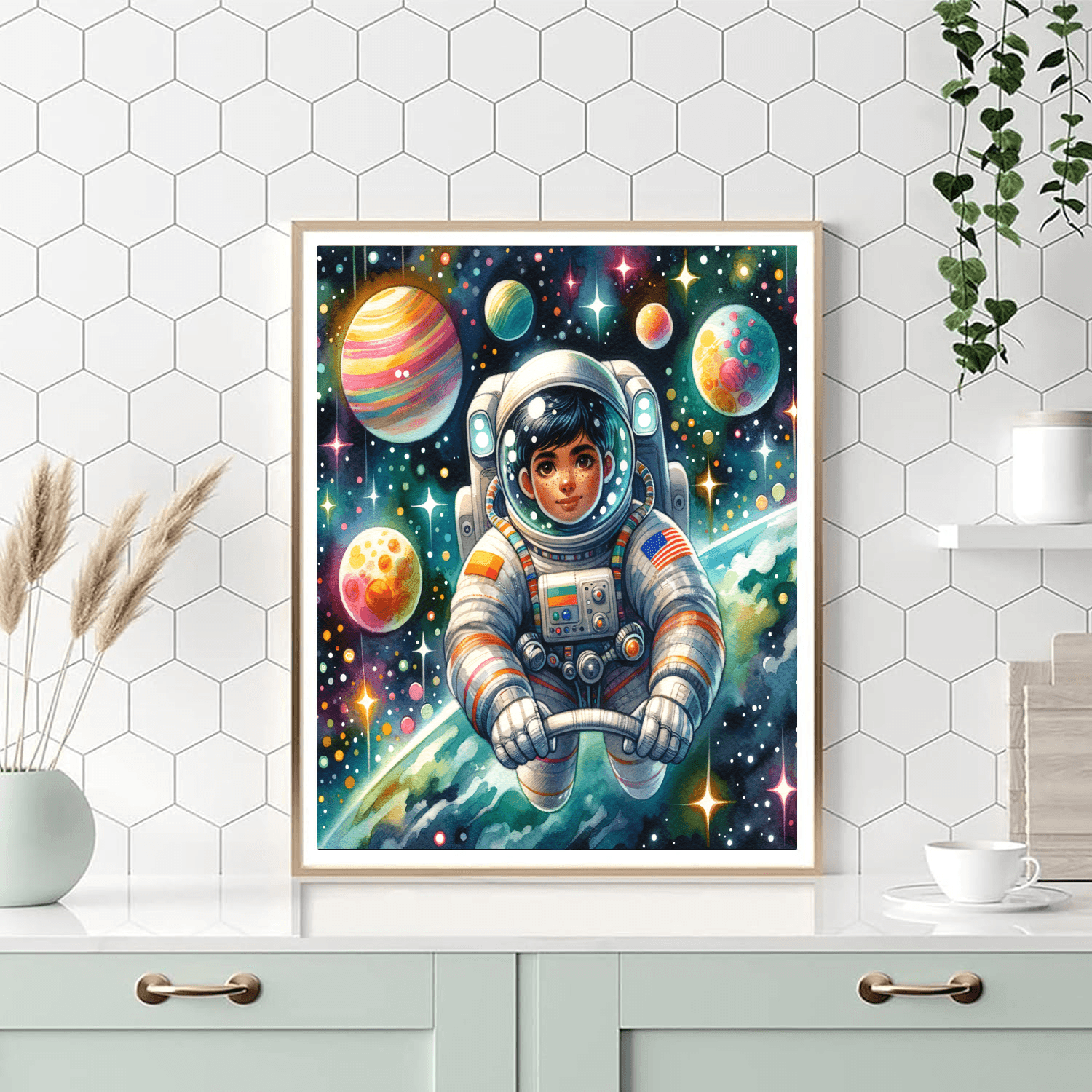 Brave Space Adventurer Painting Number Kit