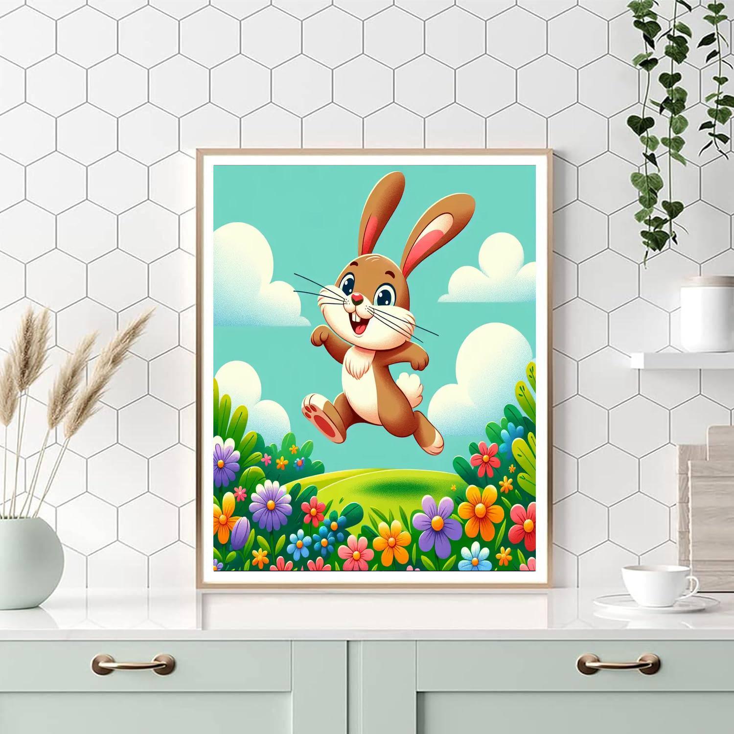 Jumping Jack Rabbit Paint By Color