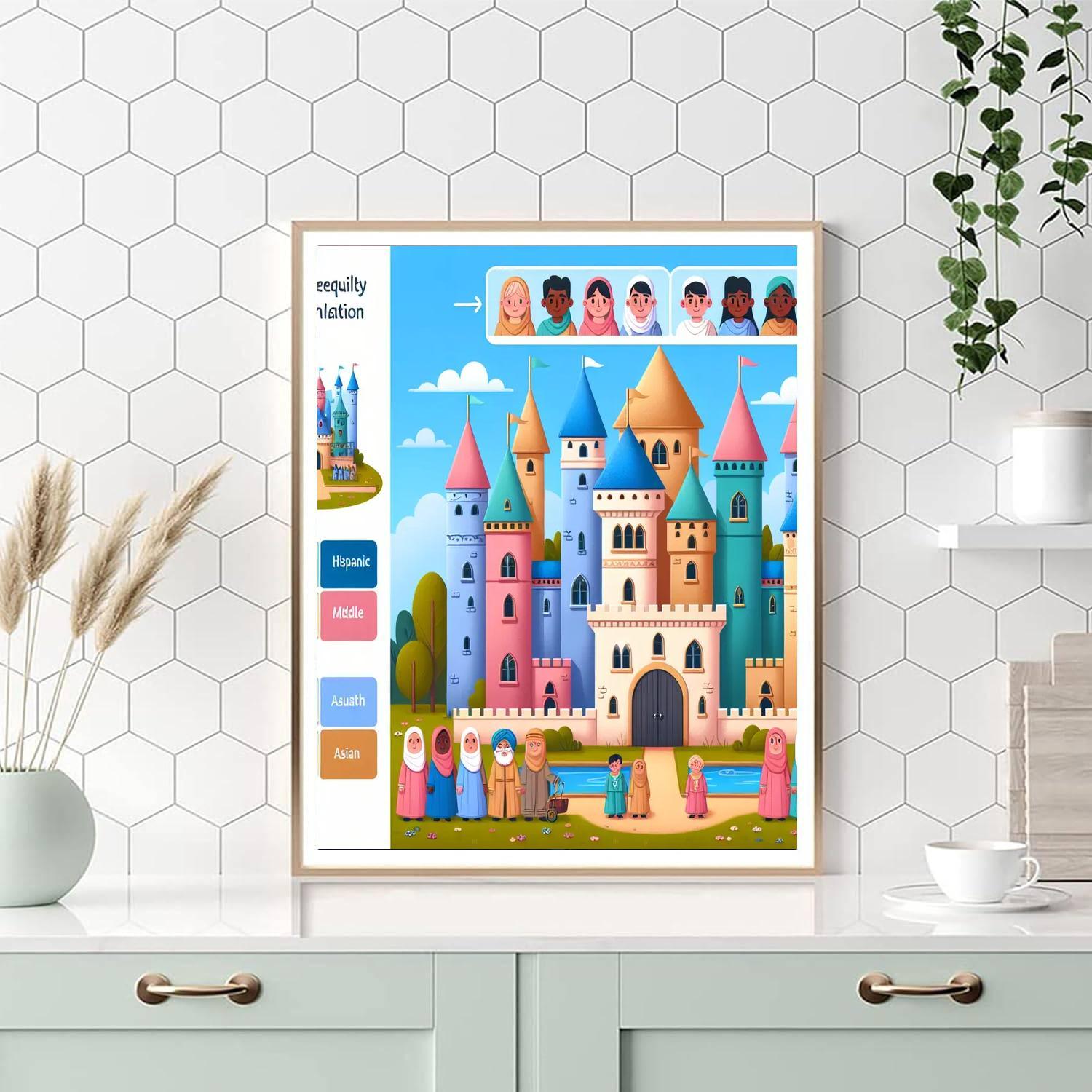 Magic Fairy Tale Castle Paint By Numbers Kits