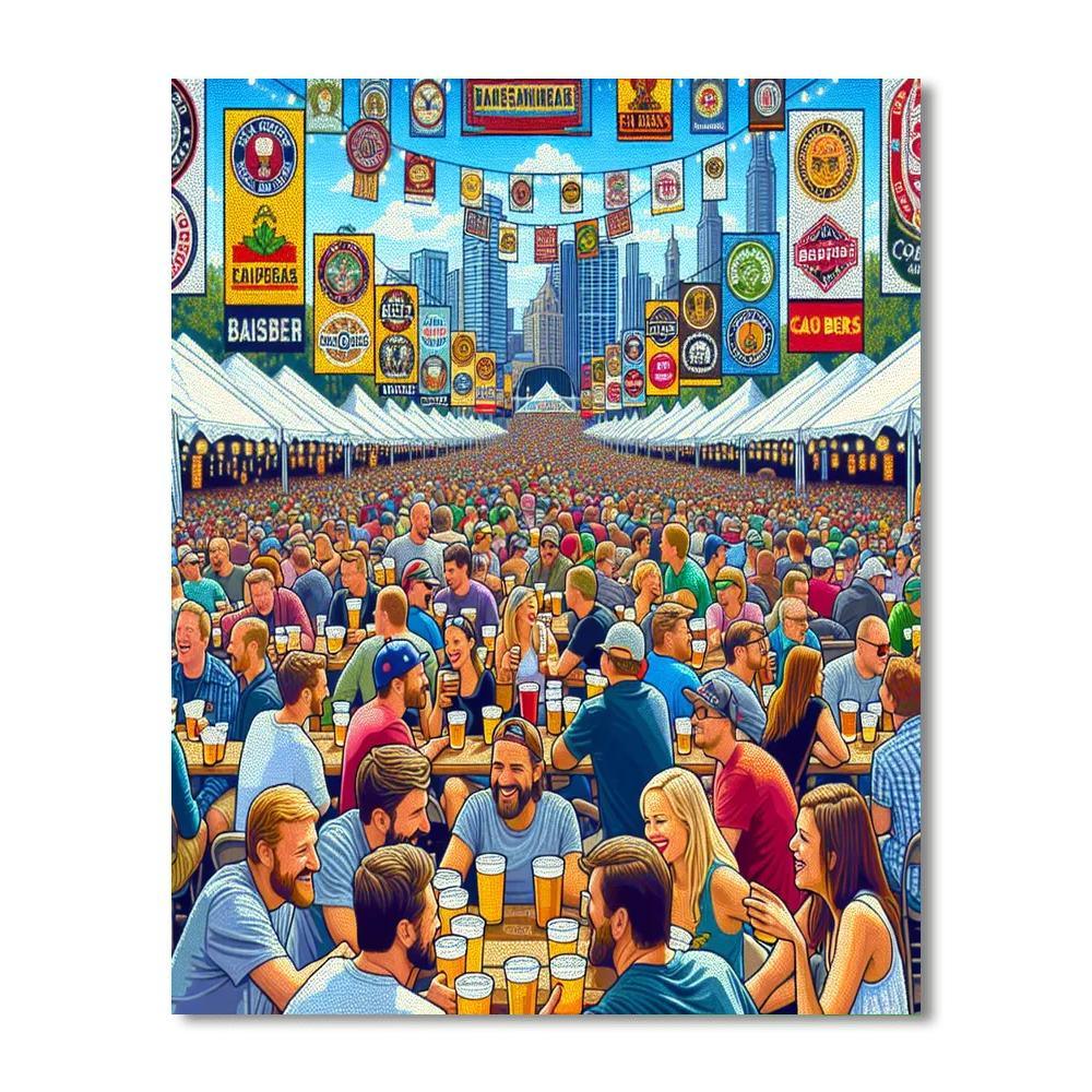The Great American Beer Festival - Denver Paint By Numbers Kits