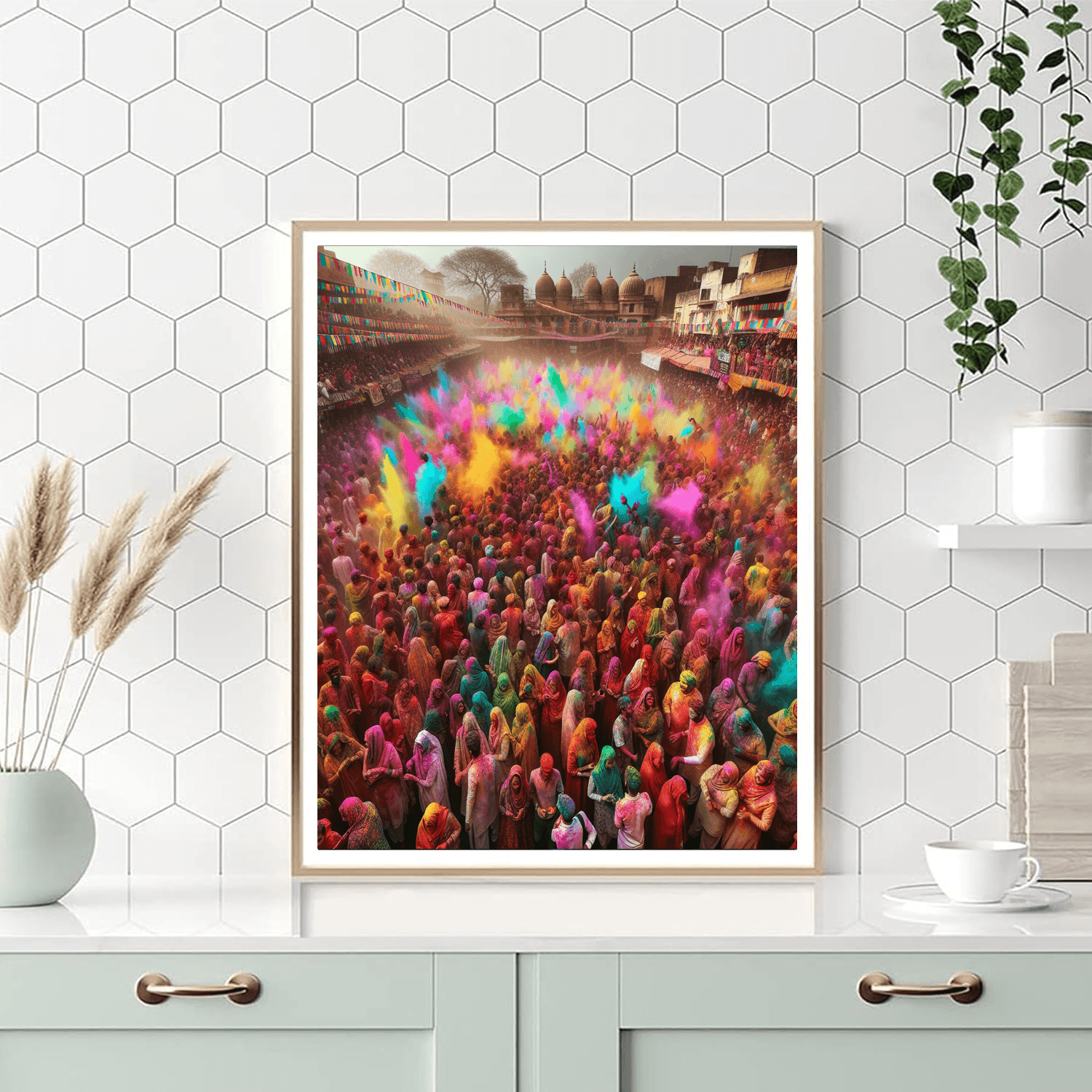 The Festival Of Colors - India Paint By Numbers Kits