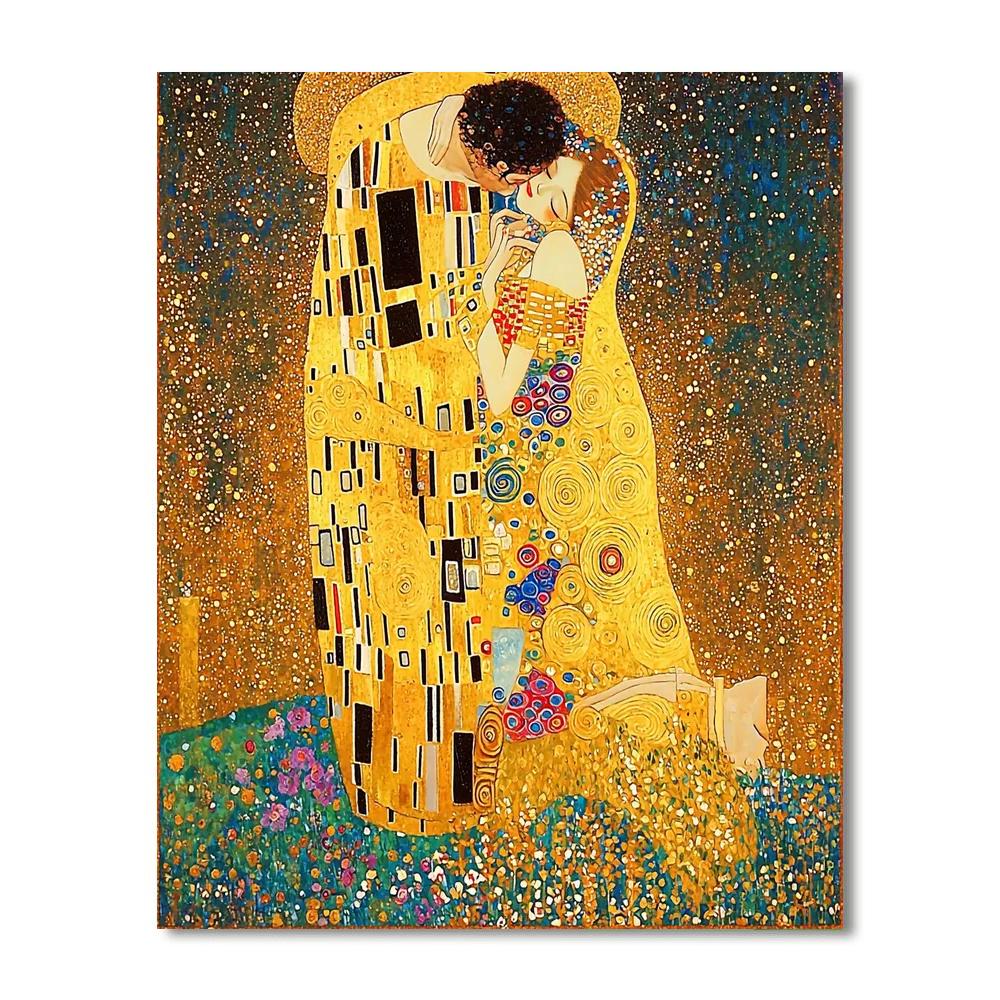 Gustav Klimt Inspired Ancient Harmony  Numbered Painting Kits
