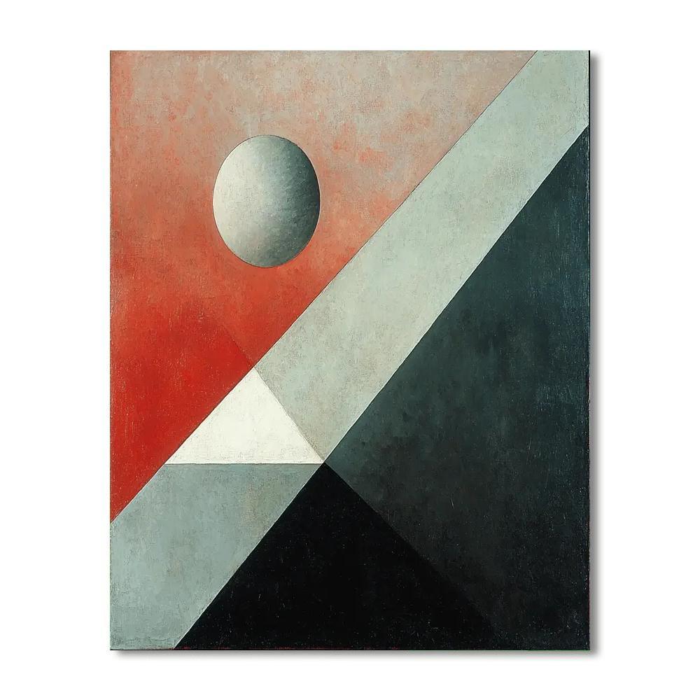 Kazimir Malevich Inspired Simplicity Of Balance  Paint By Numbers Kits