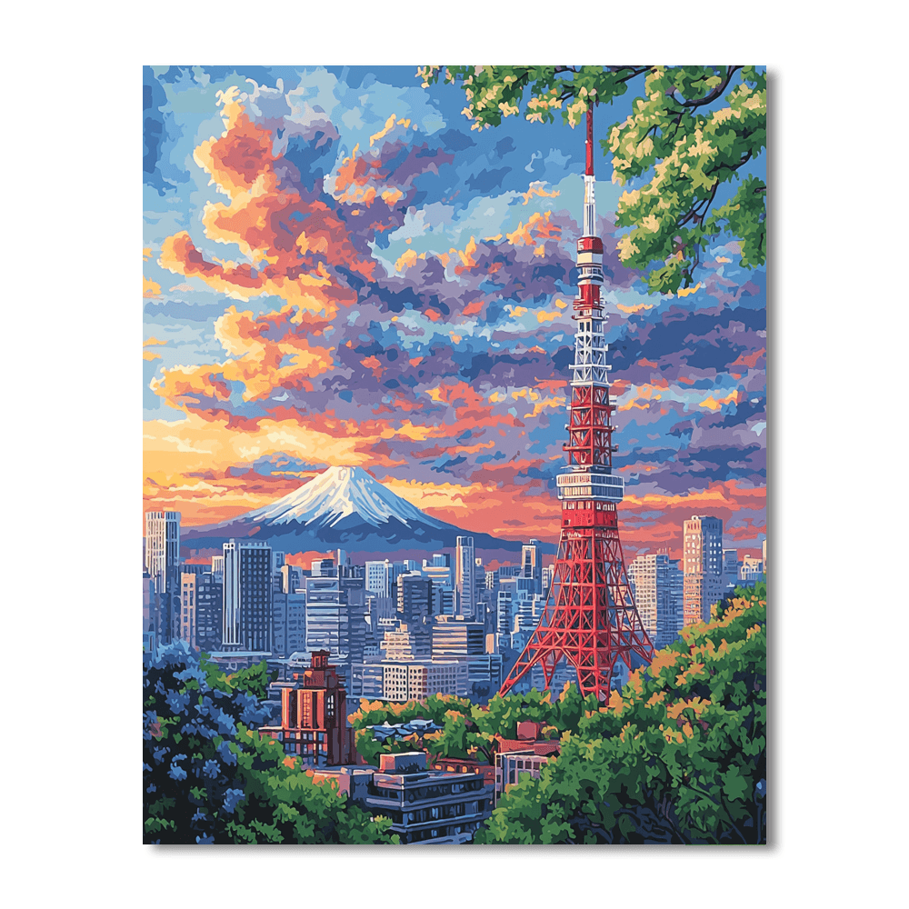 Tokyo Tower Paint By Numbers Kits