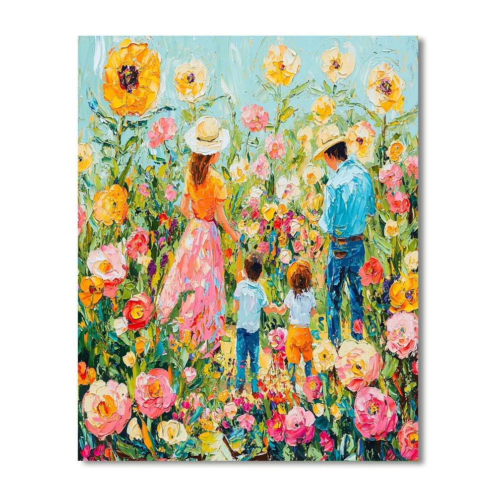 Mother's Garden Of Dreams Paint By Numbers Kits