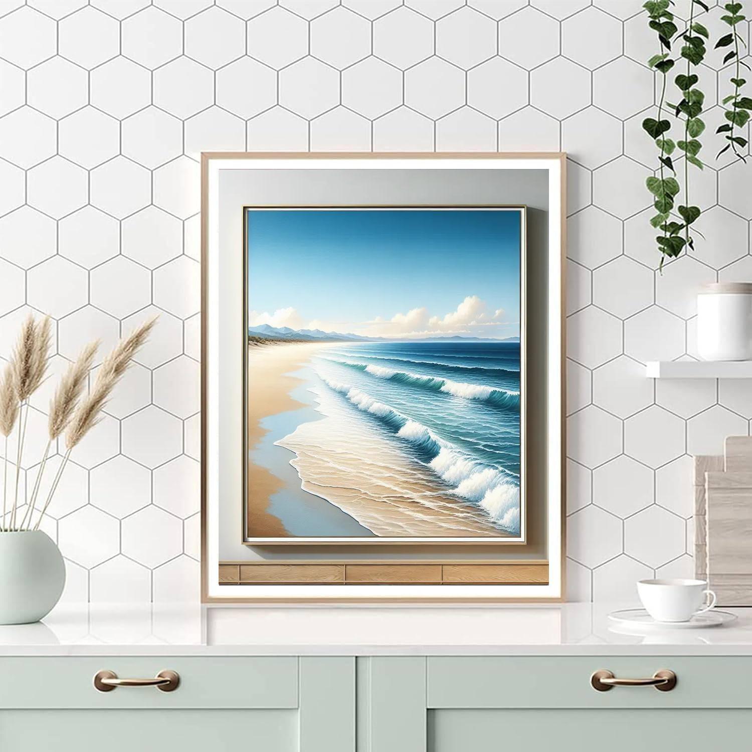 Serene Coastal View Paint By Number