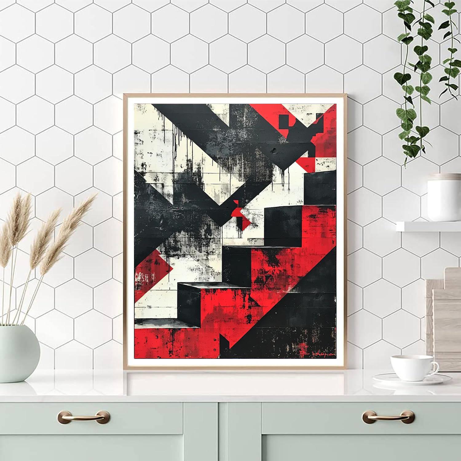 Banksy Inspired Urban Patterns Of Change  Paint By Numbers Kits