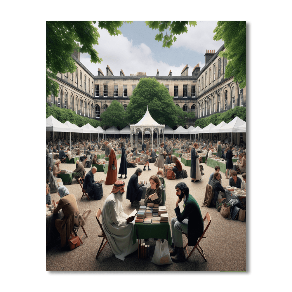 Edinburgh International Book Festival - Edinburgh, Scotland Number Painting