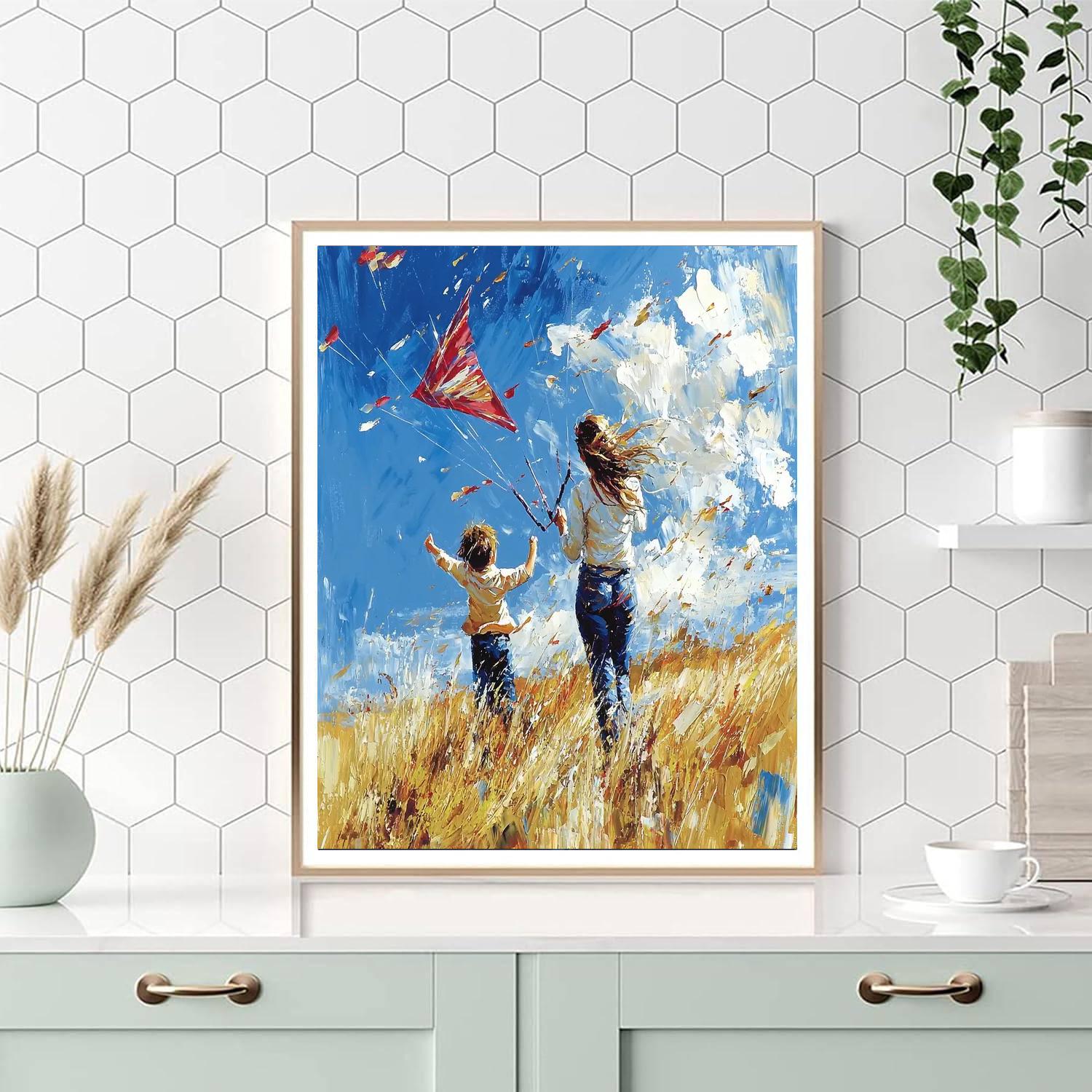 Gentle Breeze Of Change Number Painting