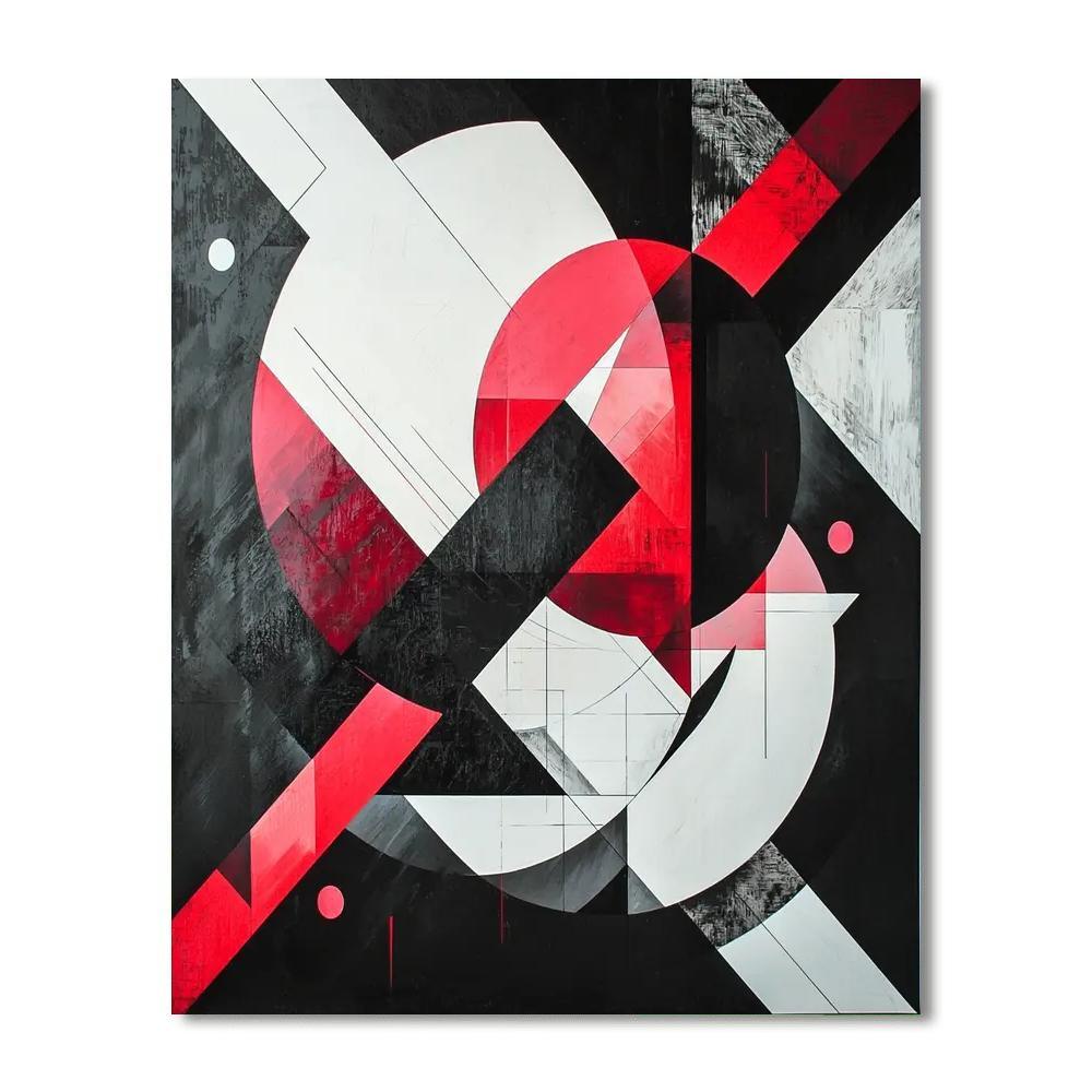 Kazimir Malevich Inspired Exploration Of Space  Painting Number Kit