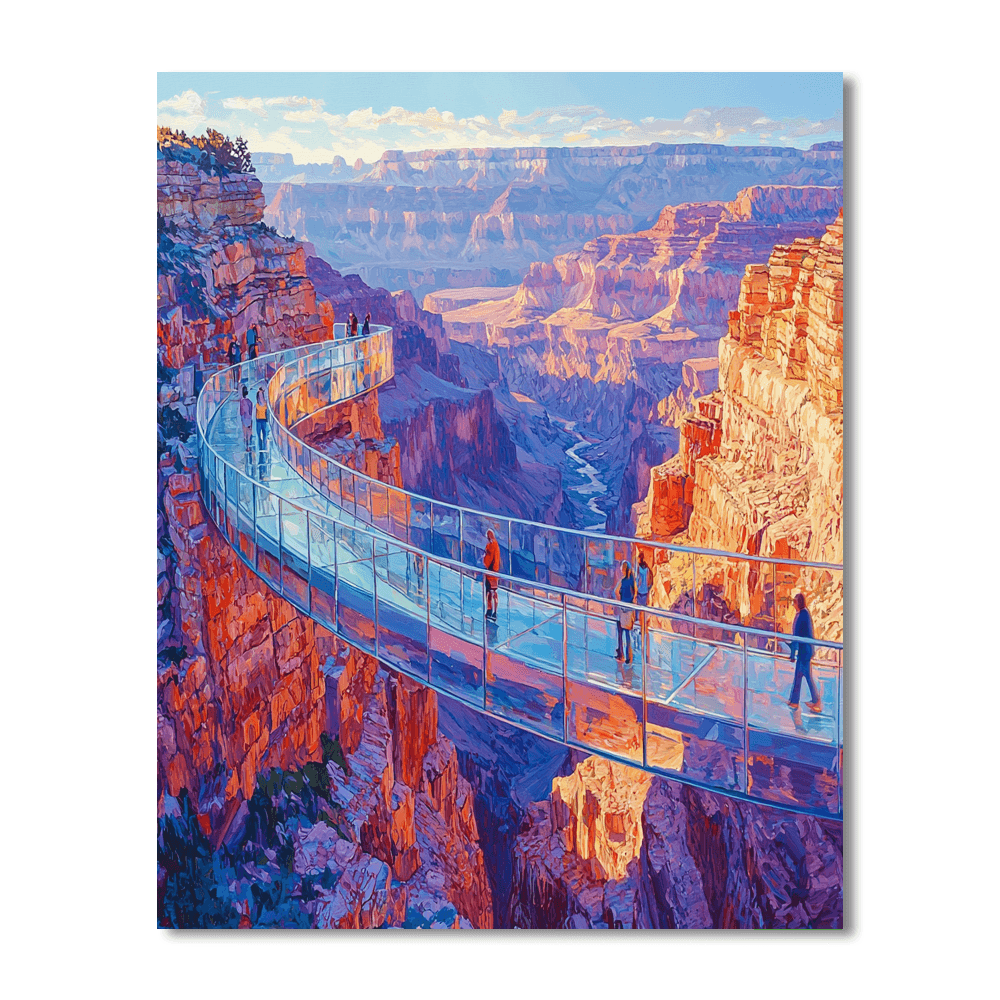 Grand Canyon Skywalk DIY Paint By Numbers