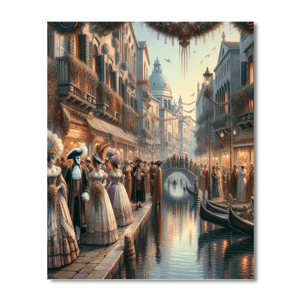 Carnevale Di Venezia Number Painting