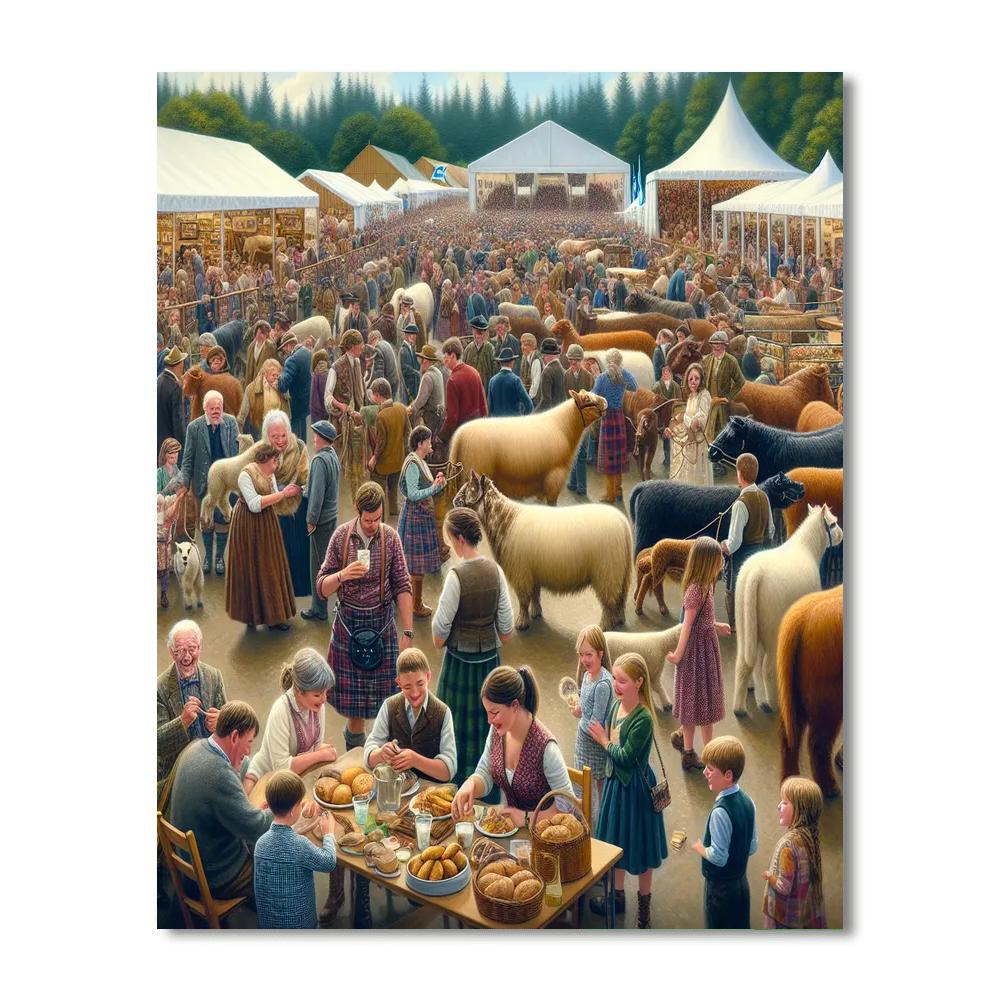 Royal Highland Show - Edinburgh, Scotland Number Painting