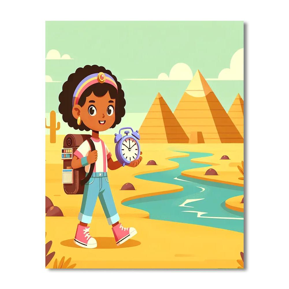 Time-traveling Explorer Paint By Numbers Kits