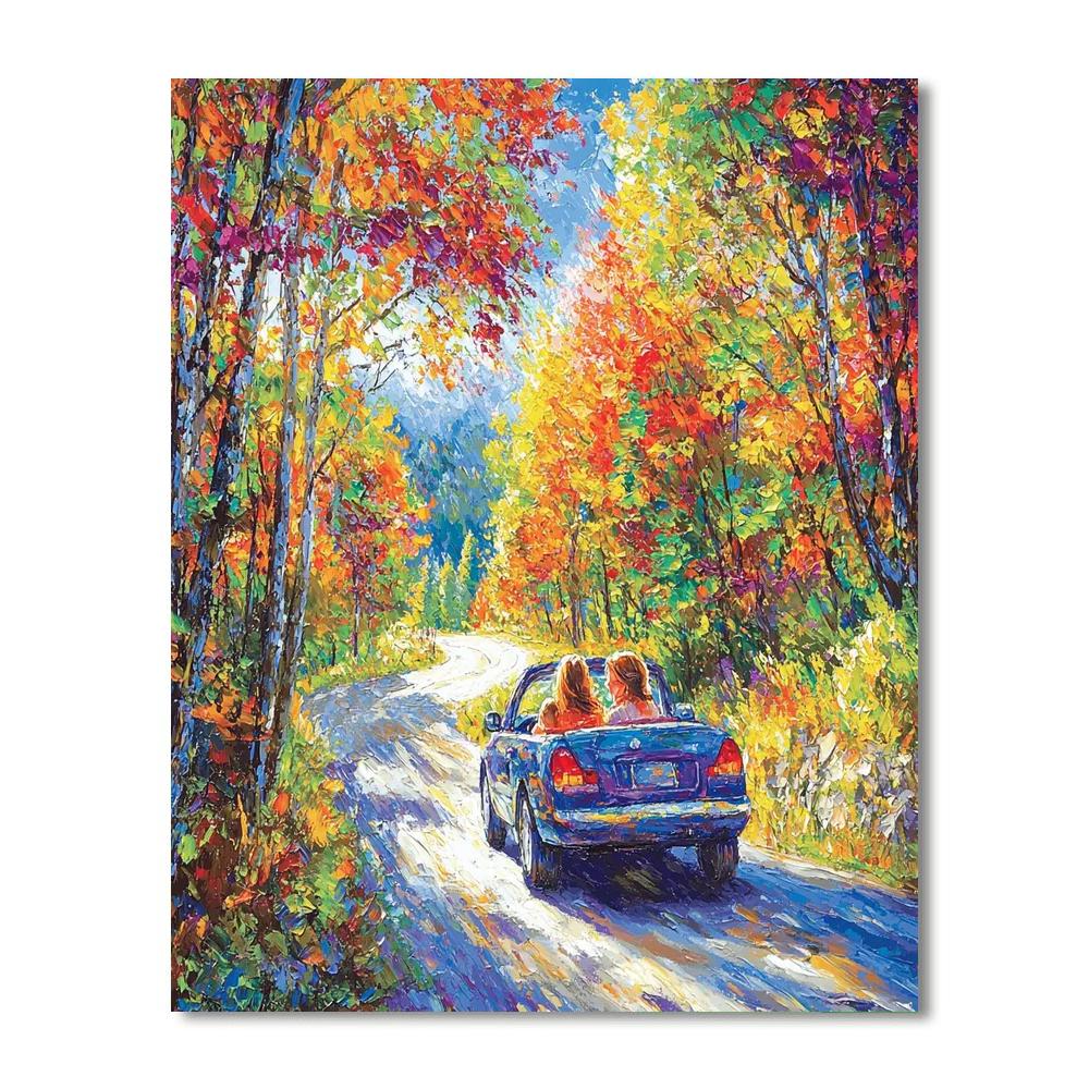 Mommy And Me On The Road Paint By Number