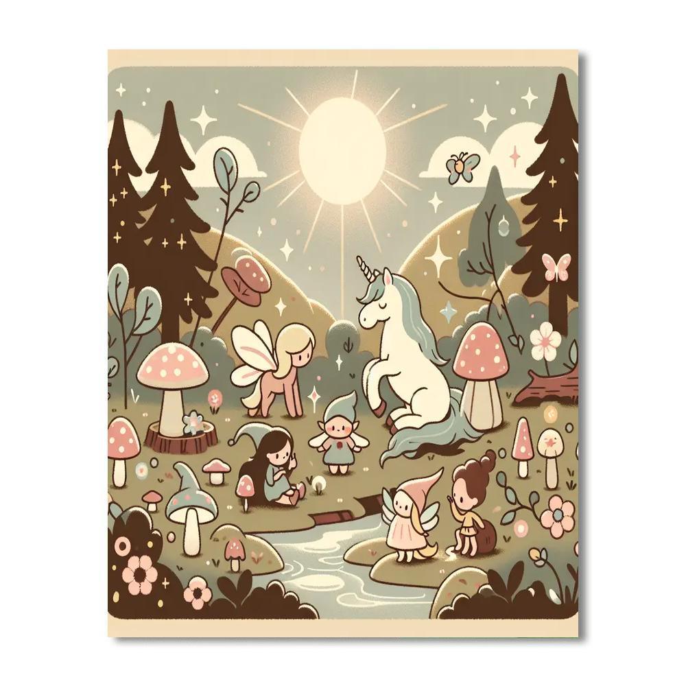 Fantasy Glade Numbered Painting Kits
