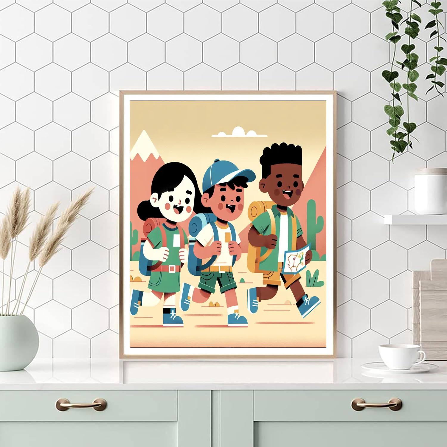 Eager Explorer Expedition Painting Number Kit