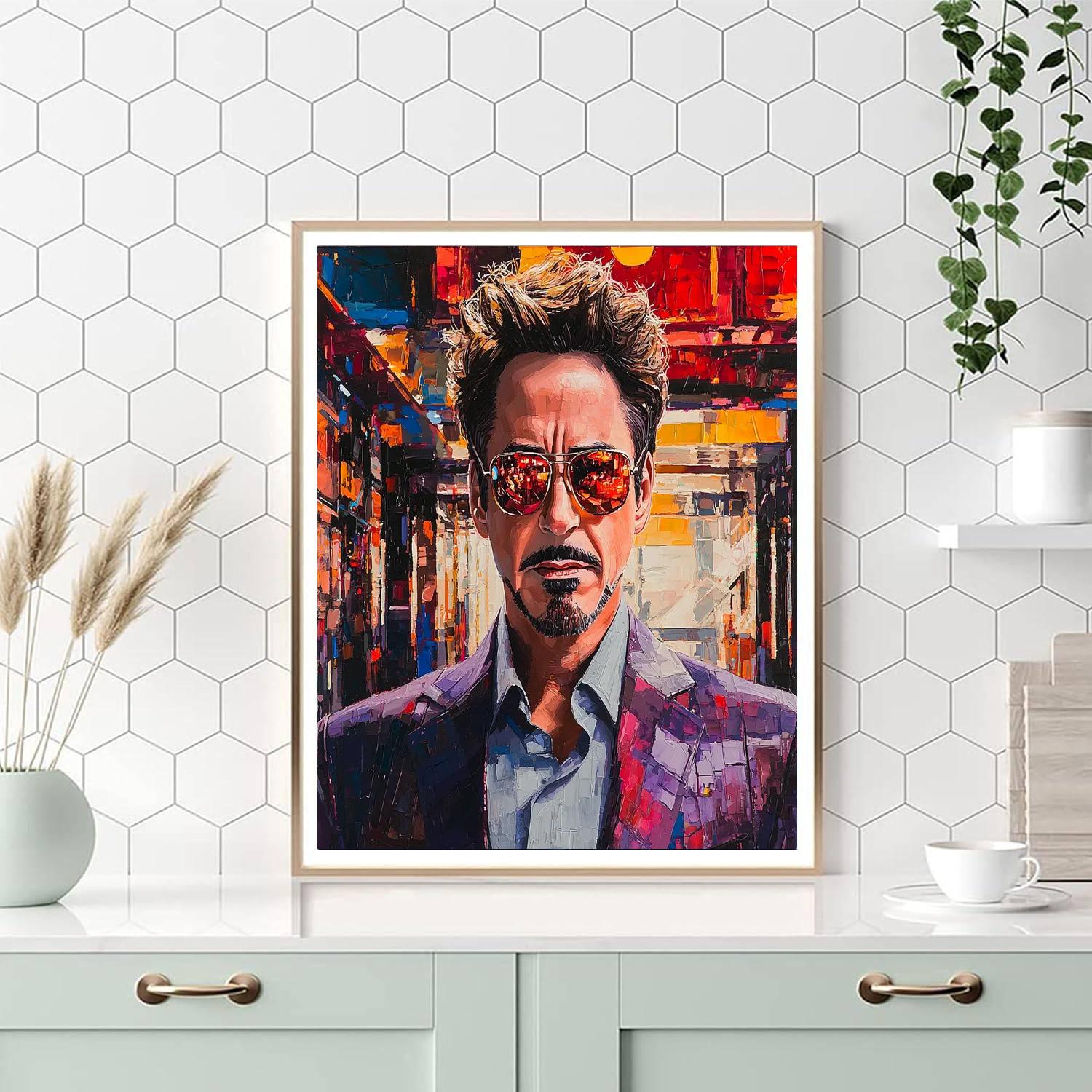 Robert Downey Jr.: Crafting A Legacy Of Iron Will Paint By Color