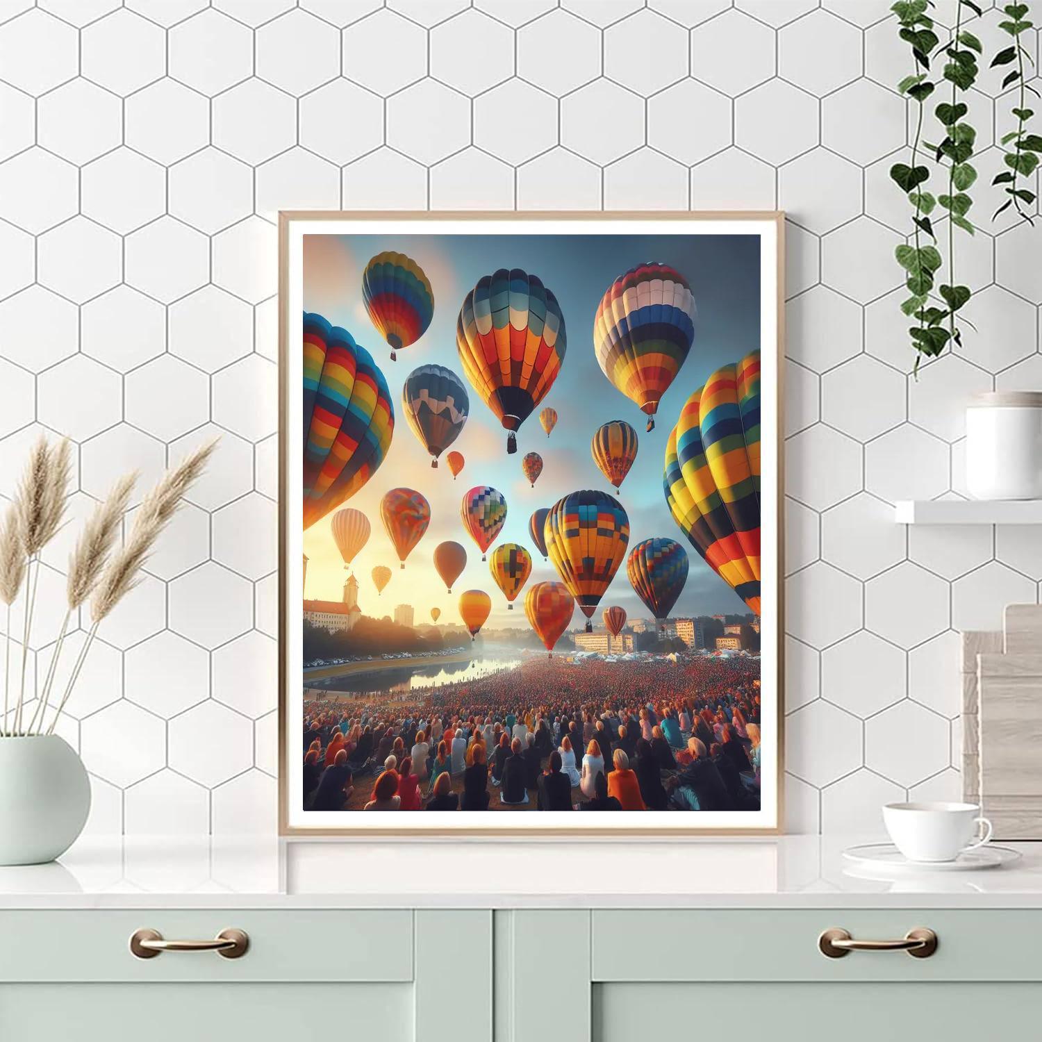 International Balloon Fiesta - Bristol Paint By Color
