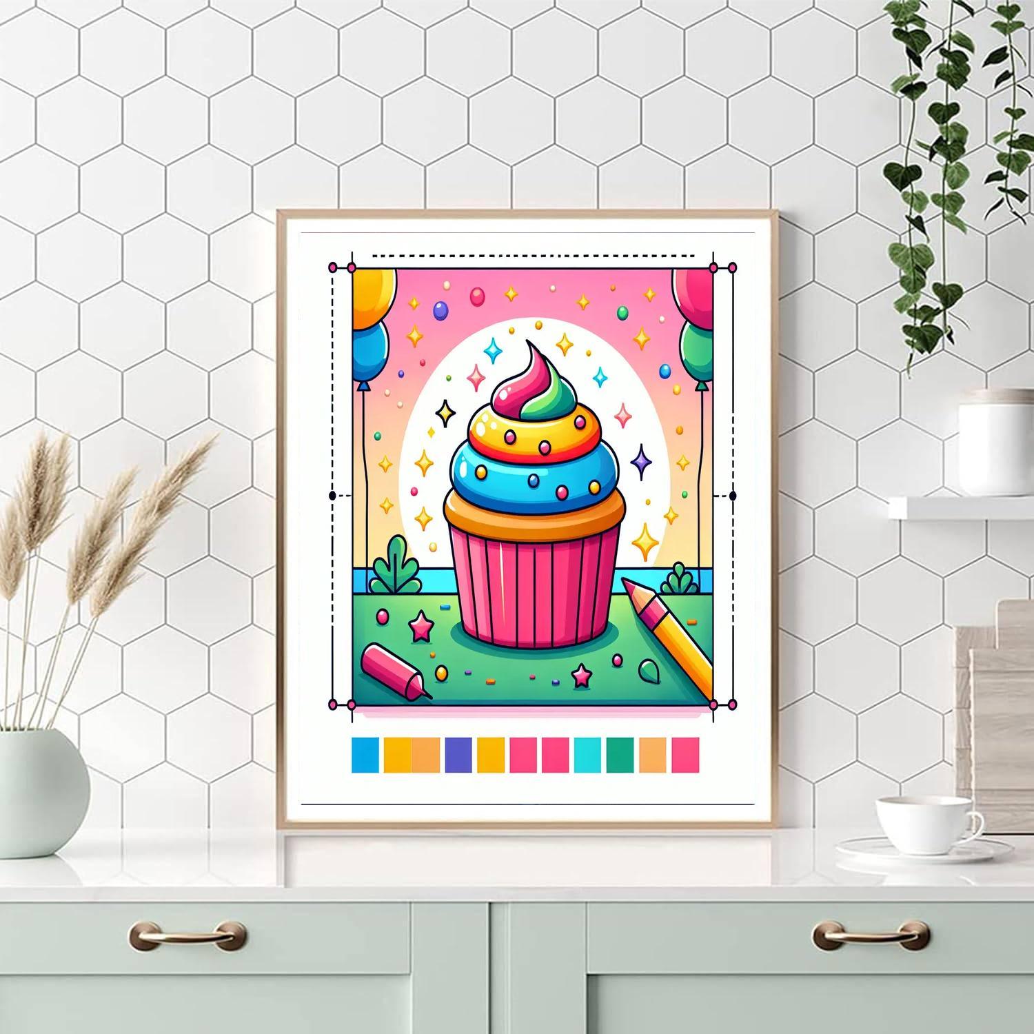 Creative Cupcake Paint By Color