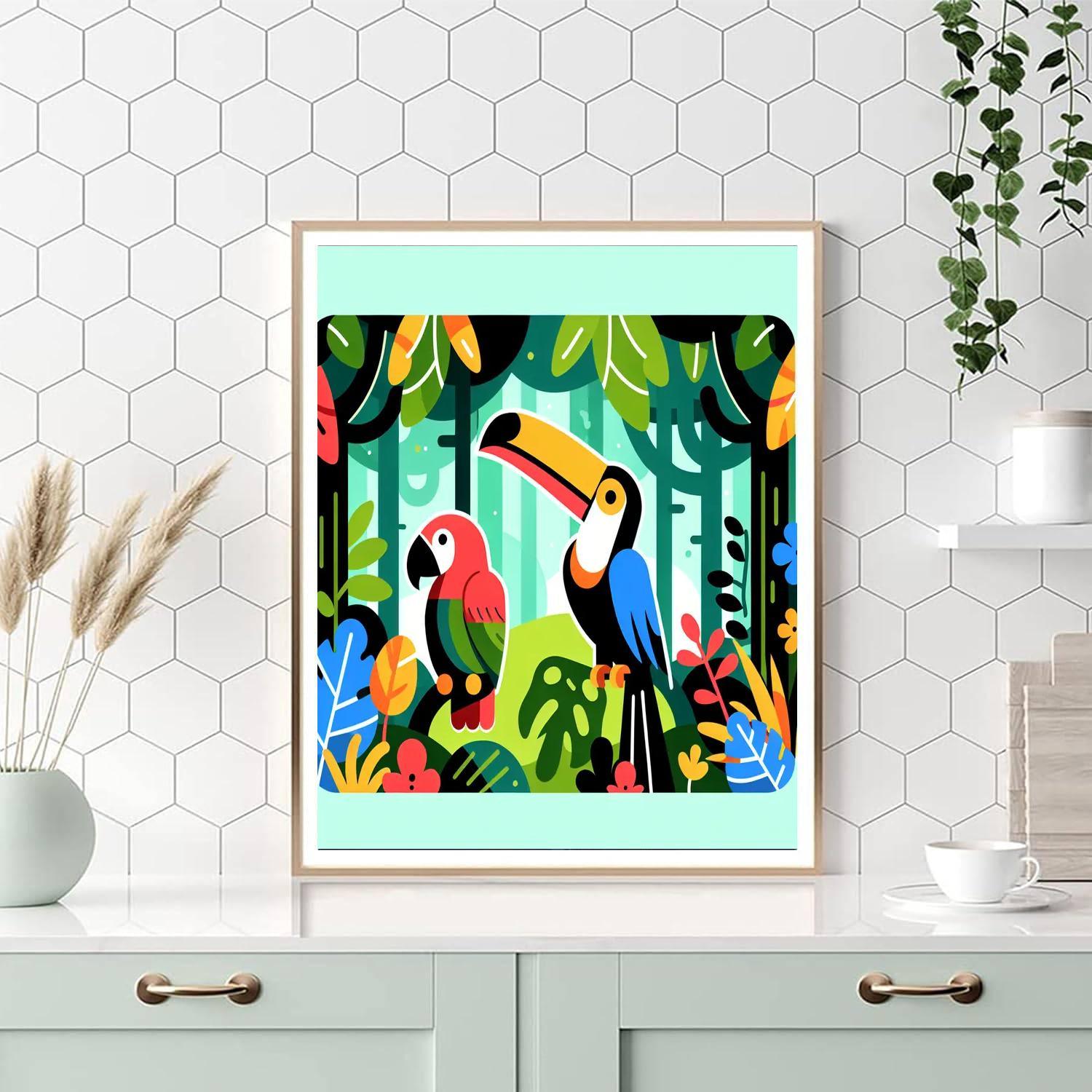 Rainforest Jungle Expedition Paint By Number