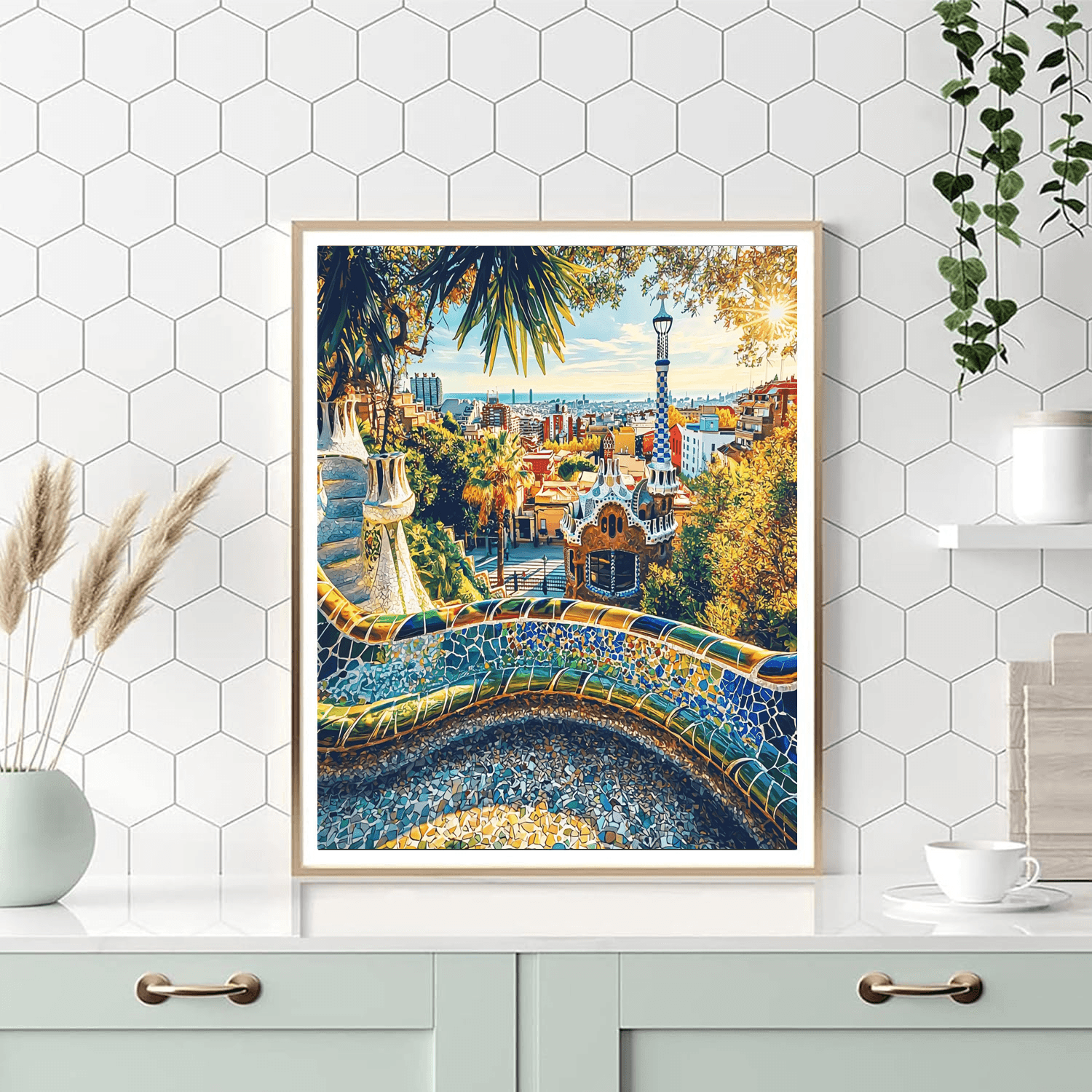 Park Güell Painting By Numbers Kit