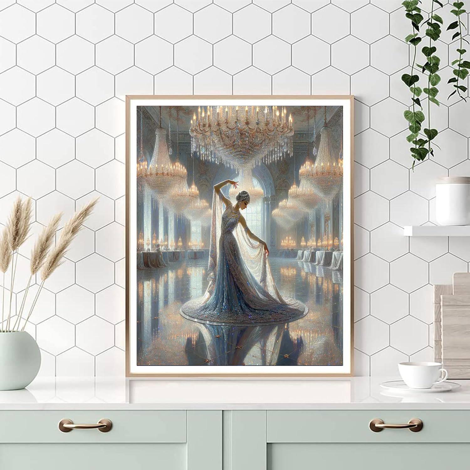 Cinderella's Dream Gala Number Painting