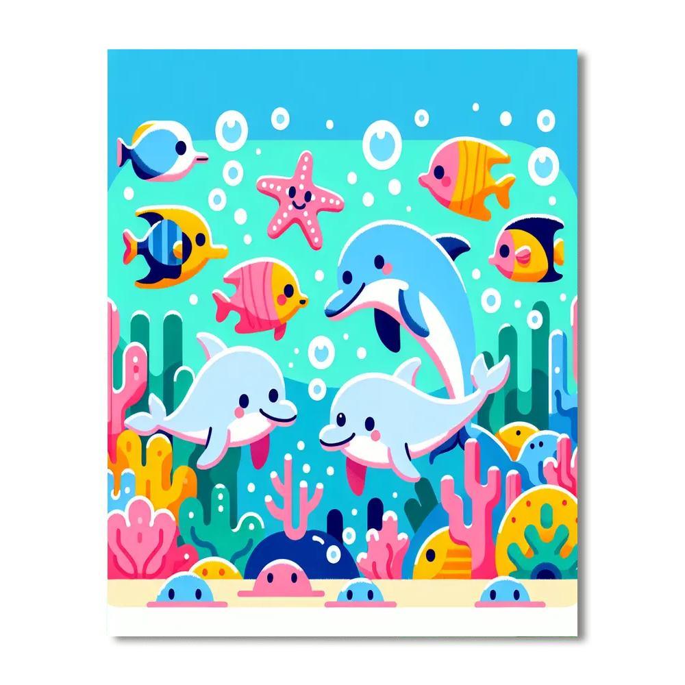 Underwater Playtime Paint By Color