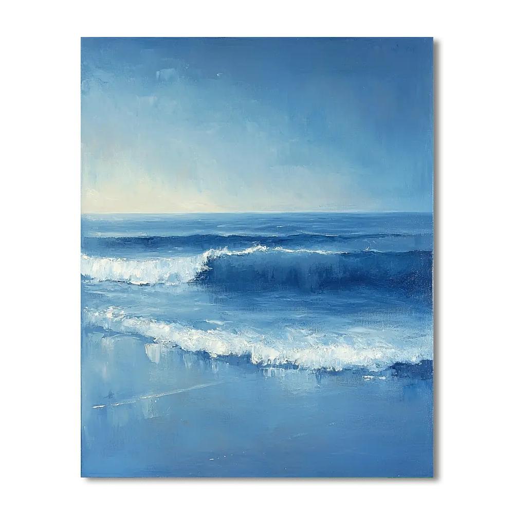 Paul Cézanne Inspired The Essence Of Tranquil Waves  Number Painting